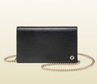 Gucci leather chain wallet 354697 ARU0G 1000