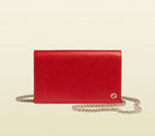 Gucci leather chain wallet 354697 ARU0Y 6523