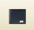 Gucci metal tag leather bi-fold wallet 352275 CAO0N 4009 352275