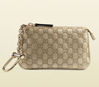 Gucci metallic microguccissima leather clip key case 233183 AW15G 9585