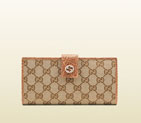 Gucci miss GG original GG canvas continental wallet 337335