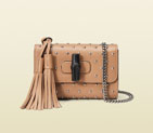 Gucci miss bamboo small studded leather shoulder bag 387612 A88EN 2754