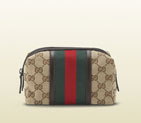 Gucci original GG canvas web cosmetic case 256636 F4CRR 9791 256636