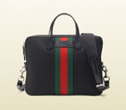 Gucci web band canvas slim briefcase 387102 KWT7N 1060 387102