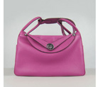 Hermes Lindy 30CM Havanne Shoulder Bag Peachblow H1057