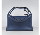 Hermes Lindy 30CM Havanne Shoulder Bag RoyalBlue H1057