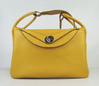 Hermes Lindy 34CM Shoulder Bag Yellow H1056 H1056