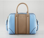 Hot 2013 Givenchy Lucrezia Calfskin leather bag 59267 apricot&blue 59267