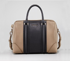 Hot 2013 Givenchy Lucrezia Calfskin leather bag 59267 black&apricot 59267