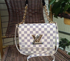 Louis Vuitton Damier Azur Canvas Twist Bag M48618 M48618