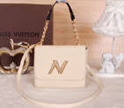 Louis Vuitton EPI Leather Twist Bag M48618 OffWhite M48618