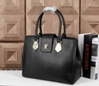 Louis Vuitton Lock Me MM Tote Bag M48966 Black M48966