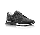 Louis Vuitton Men Black Run Away Sneaker Damier SML0412