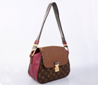 Louis Vuitton Precious Leather Majestueux Bag N91280 Red N91280