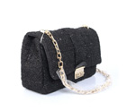 MISS DIOR Bag Nubuck Fabric D6347 Black D6347