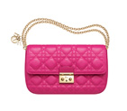Miss Dior Promenade large pouch in Fuchsia leather S0231OGAI M431