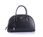 PRADA Saffiano Leather Tote Bag BL0852 in Black BL0852