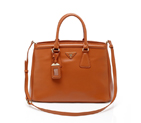 Prada Bluette Saffiano Leather Lux Handbag BN2402 in Orange BN2402