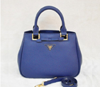 Prada Saffiano Calf Leather Tote Bag BN2245 in Royal blue 2245