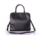 Prada Saffiano Calf Leather Tote Bag BN2254 in Black BN2254
