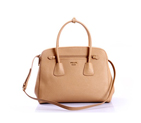 Prada Saffiano Cuir Leather Tote Bag BN2549 in Earth yellow BN2549