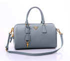 Prada Saffiano Leather Handbag BL0796 in Light blue BL0796