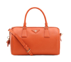 Prada Saffiano Leather Handbag BL0797 in Orange BL0797