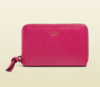 gucci swing leather zip card case 368877
