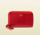 gucci swing leather zip card case 368877