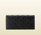 guccissima leather long wallet 233154 A0V1R 1000 233154