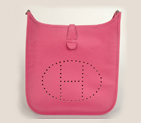 Hermes 32cm Evelyn bag togo leather in Peach 1043