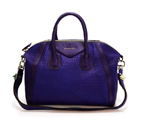 Givenchy Weave Embossed Antigona Bag Calf Leather 9981 Purple 9981