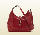 gucci jackie red leather shoulder bag 277520 ANK0G 6413