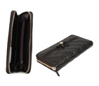 zip around wallet with bow and interlocking G detail 257003 FFKPG 1008
