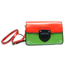 BT0784 Green with orange patent leather BT0784GOPL