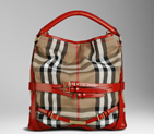LARGE CHECK MULTIPLE BUCKLE HOBO 38061311