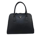 Prada Saffiano Leather Medium Tote Bag BL5018 Black BL5018