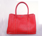 Hermes Garden party bag clemence leather in Flame H0821