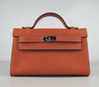 Hermes Kelly 22CM Cattle Neck Stripe Orange HKL22CNSO017