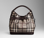 MEDIUM SMOKED CHECK HOBO BAG 37865681