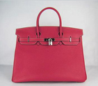HERMES 40CM 6099 Red (silver) HBK400RS011