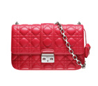 Crimson red leather 'Miss Dior' bag M0210PGAI M350