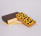 Louis Vuitton Monogram Vernis Dots Zippy Wallet M60017 Yellow M60017