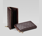 zip around wallet with interlocking G detail 212110 FU49G 6017
