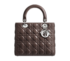 Mist-coloured leather Lady Dior bag CAL44551 M818
