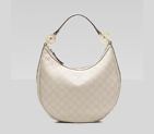 'GG twins' medium hobo with interlocking G details 232962 AA61N 9022