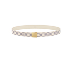 LV PARIS REVERSIBLE DAMIER AZUR BELT M9678S
