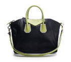 Givenchy Antigona Bag Claf Leather 9981 Black Green 9981
