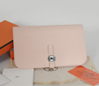 Hermes passport Wallet leather in Pink HPW01P