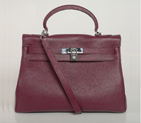 Hermes Kelly 32CM clemence leather in Modena with Silver hardware K32LSMS